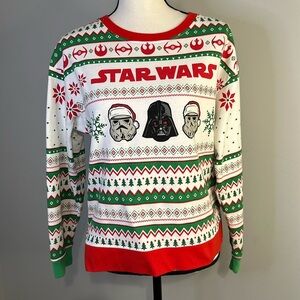 Star Wars Darth Vador Christmas Holiday Fleece Lined Funny Party Sweatshirt